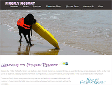 Tablet Screenshot of fireflyresort.com